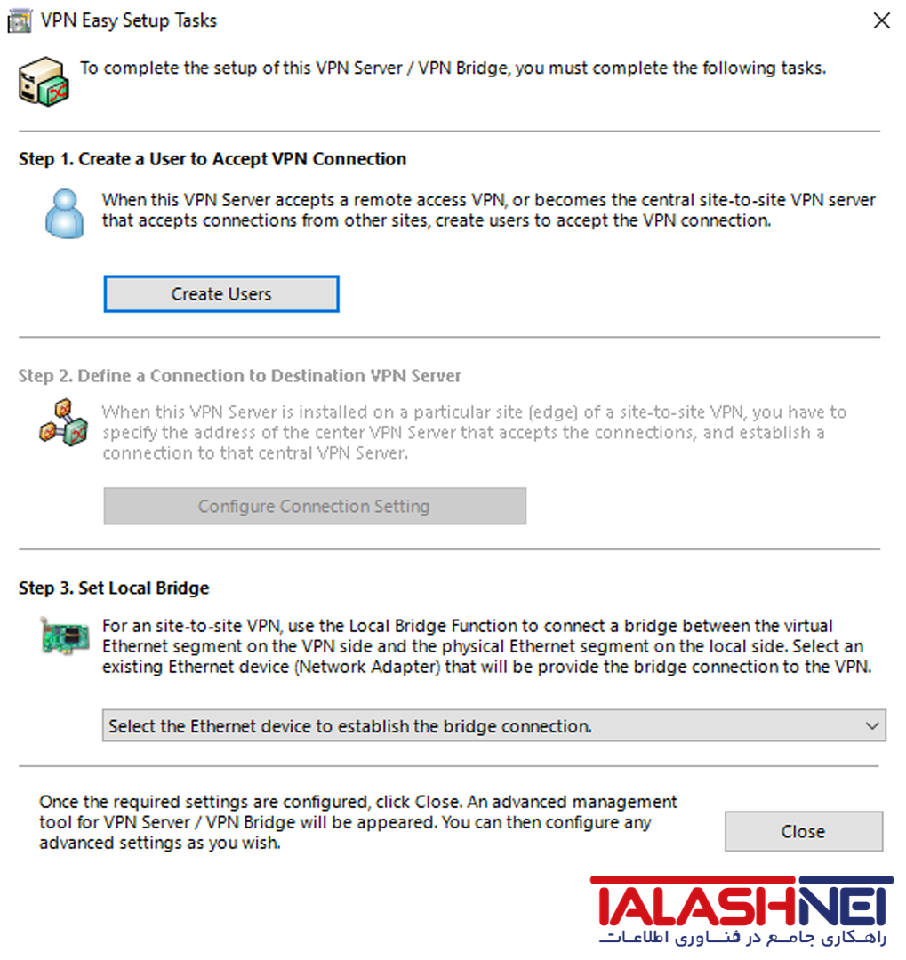 SoftEther VPN task1