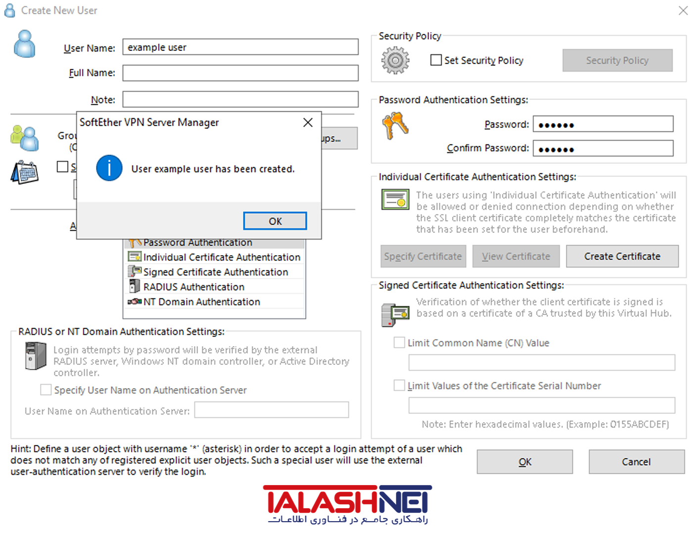 SoftEther VPN task2