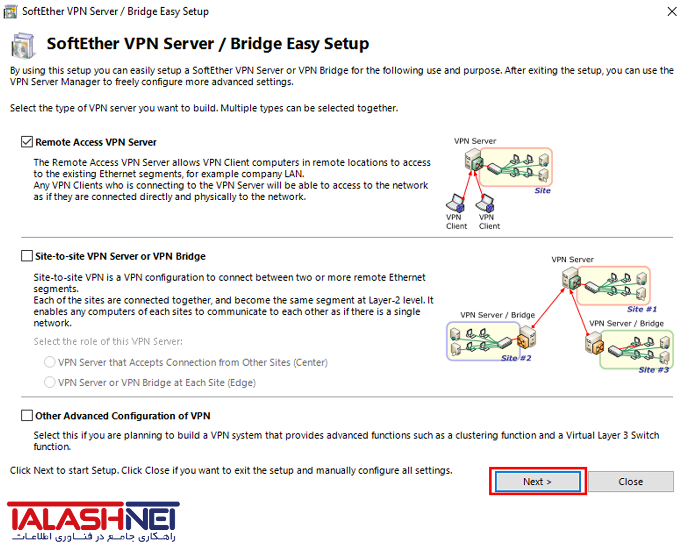 SoftEther server manager3