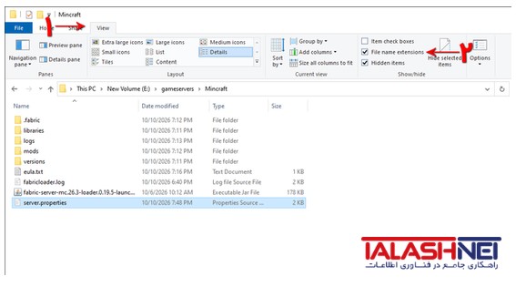 file name extensions